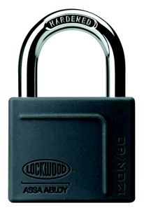 120N SERIES PADLOCK 60MM WITH 35MM SHACKLE WITH SILICON JACKET DP GREY