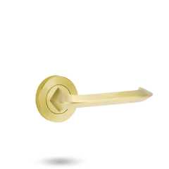 SYMPHONY 1200 SERIES ROSE FULL SET WITH LEVER 116 UNLAQUARED POLISHED BRASS