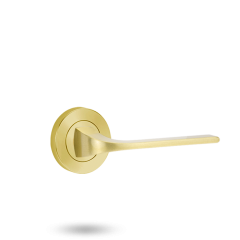 SYMPHONY 1200 SERIES ROSE FULL SET WITH LEVER 123 SATIN BRASS