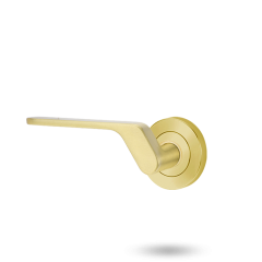 SYMPHONY 1200 SERIES ROSE FULL SET WITH LEVER 41 RH POLISHED BRASS