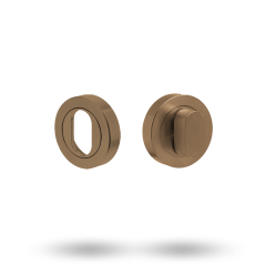 SYMPHONY ESCUTCHEON KIT - OVAL CYLINDER AND STD TURN OIL RUBBED BRONZE
