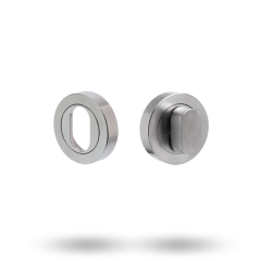 SYMPHONY ESCUTCHEON KIT - OVAL CYLINDER AND STD TURN SATIN CHROME