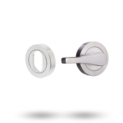 SYMPHONY ESCUTCHEON KIT - OVAL CYLINDER AND ACCESSIBILITY TURN BRIGHT CHROME