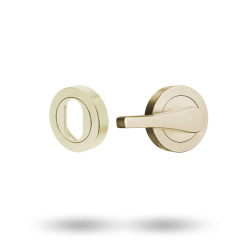 SYMPHONY ESCUTCHEON KIT - OVAL CYLINDER AND ACCESSIBILITY TURN SATIN BRASS UNLACQUERED