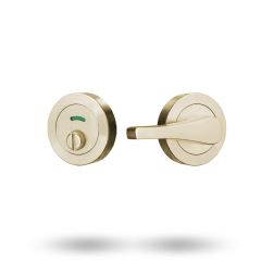 SYMPHONY ESCUTCHEON KIT - EMERGENCY PRIV IND AND ACCESSIBILITY TURN SATIN BRASS