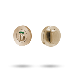 SYMPHONY 1220 SERIES PRIV IND EMER TURN AND PRIV IND TURN ESCUTCH KIT SATIN BRASS