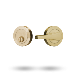 SYMPHONY 1220 SERIES EMER TURN AND DTURN ESCUTCH KIT POLISHED BRASS