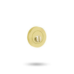 SYMPHONY ESCUTCHEON - EMERGENCY TURN SURFACE FIXED POLISHED BRASS