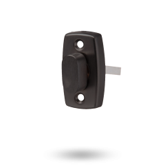 BRASS RECTANGULAR OVAL TURN ESCUTCHEON POLYESTER POWDERCOAT
