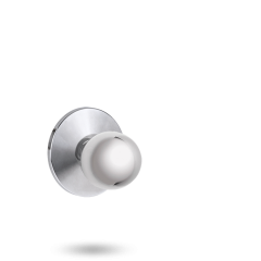 SYMPHONY 1360 SERIES ROSE INT HALF SET WITH KNOB 20 SATIN CHROME