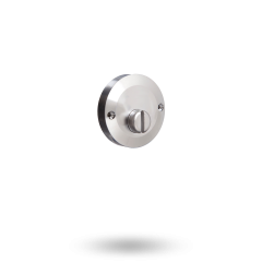 SYMPHONY ESCUTCHEON - EMERGENCY TURN SURFACE FIXED SATIN CHROME