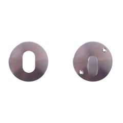 1370 SERIES OVAL CYLINDER AND TURN ESCUTCHEON KIT SATIN CHROME