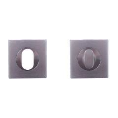 SYMPHONY 1420 SERIES OVAL CYLINDER AND TURN ESCUTCHEON KIT SATIN CHROME