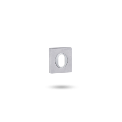 SYMPHONY 1420 SERIES OVAL CYLINDER ESCUTCHEON - SURFACE FIX SATIN CHROME