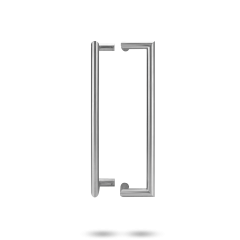 148 ENTRANCE HANDLES WITH 600MM CENTRES STAINLESS STEEL