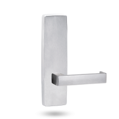 EXT SQ END PLATE - LEVER 111 ONLY SATIN CHROME