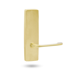 EXT SQ END PLATE - LEVER 115 ONLY POLISHED BRASS