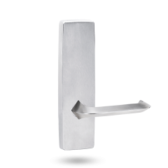 EXT SQ END PLATE - LEVER 116 ONLY SATIN CHROME