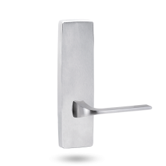 EXT SQ END PLATE - LEVER 123 ONLY SATIN CHROME