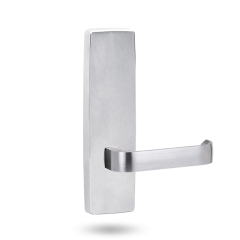 EXT SQ END PLATE - LEVER 131 ONLY SATIN CHROME
