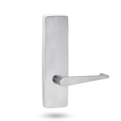 EXT SQ END PLATE - LEVER 133 ONLY SATIN CHROME