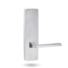 EXT SQ END PLATE - LEVER 178 ONLY SATIN CHROME