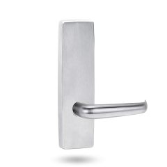 EXT SQ END PLATE - LEVER 180 ONLY SATIN CHROME