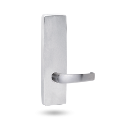 EXT SQ END PLATE - LEVER 47 ONLY SATIN CHROME