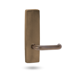 EXT SQ END PLATE - LEVER 70 ONLY ARCHITECTURAL BRONZE