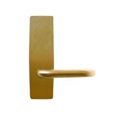 EXT SQ END PLATE - LEVER 70 ONLY POLISHED BRASS