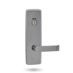 EXT SQ END PLATE - PRIVACY INDICATING EMERGENCY TURN WITH LEVER 70
