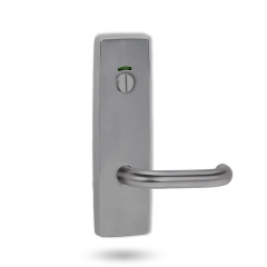 EXT SQ END PLATE - PRIVACY INDICATING EMERGENCY TURN WITH LEVER 70