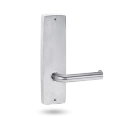 INT SQ END PLATE - LEVER 102 ONLY SATIN CHROME