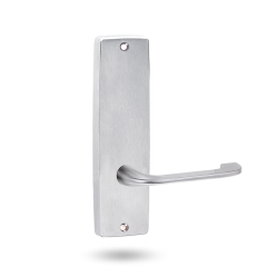 INT SQ END PLATE - LEVER 115 ONLY SATIN CHROME