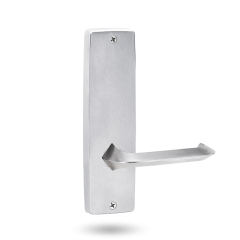 INT SQ END PLATE - LEVER 116 ONLY SATIN CHROME