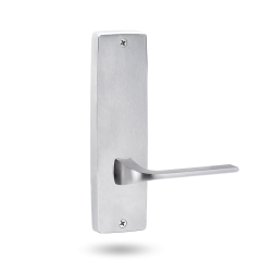 INT SQ END PLATE - LEVER 123 ONLY SATIN CHROME