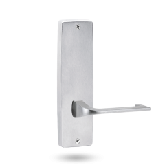 INT SQ END PLATE - LEVER 124 ONLY SATIN CHROME