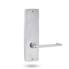 INT SQ END PLATE - LEVER 132 ONLY SATIN CHROME