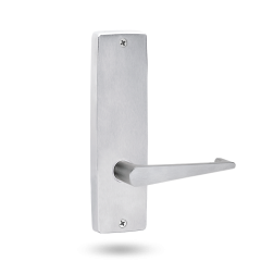 INT SQ END PLATE - LEVER 133 ONLY SATIN CHROME