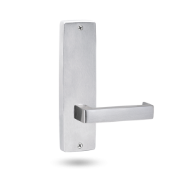 INT SQ END PLATE - LEVER 142 ONLY SATIN CHROME