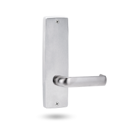 INT SQ END PLATE - LEVER 77 ONLY SATIN CHROME