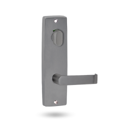 INT SQ END PLATE - PRIVACY INDICATING OVAL TURN AND LEVER 59 POLYESTER POWDERCOAT