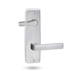 INT SQ END PLATE - ACCESSIBILE TURN AND LEVER 101 SATIN CHROME