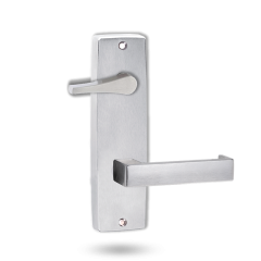 INT SQ END PLATE - ACCESSIBILE TURN AND LEVER 111 SATIN CHROME