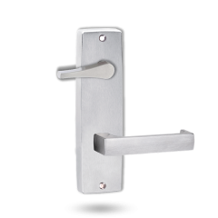 INT SQ END PLATE - ACCESSIBILE TURN AND LEVER 112 SATIN CHROME