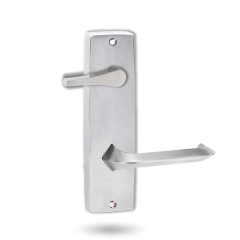 INT SQ END PLATE - ACCESSIBILE TURN AND LEVER 116 SATIN CHROME