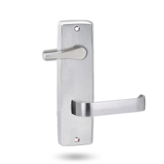INT SQ END PLATE - ACCESSIBILE TURN AND LEVER 131 SATIN CHROME