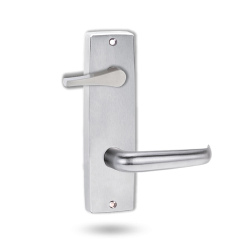 INT SQ END PLATE - ACCESSIBILE TURN AND LEVER 180 SATIN CHROME