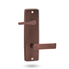 INT SQ END PLATE - ACCESSIBILE TURN AND LEVER 59 ANTIQUE COPPER