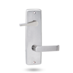 INT SQ END PLATE - ACCESSIBILE TURN AND LEVER 59 SATIN CHROME